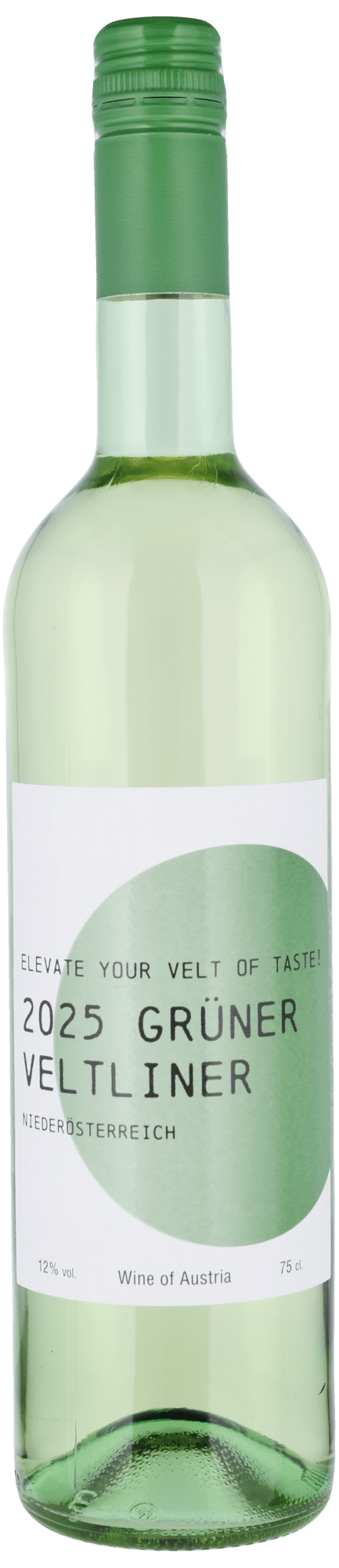 Grüner Veltliner 2025 – Elevate Your Velt of Taste – 75 cl – forside