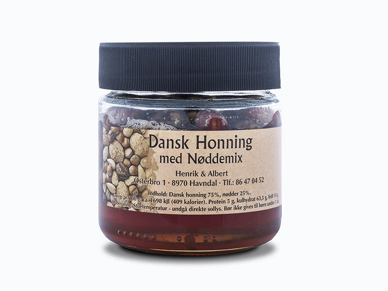 Dansk Honning med Nøddemix