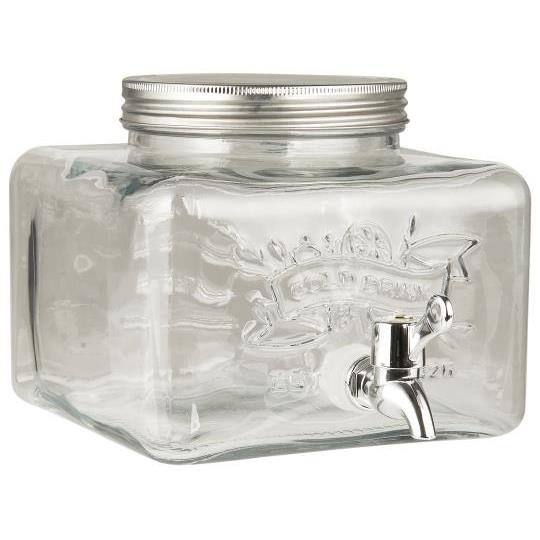 Saftdispenser m/metallåg lav model 3,6 ltr