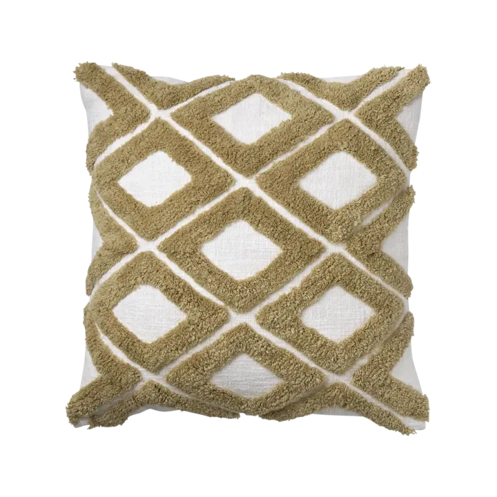 FLORIAN Pude m fyld, Beige/elfenben