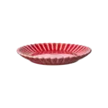 HULDA Tallerken, Koralrød 19cm