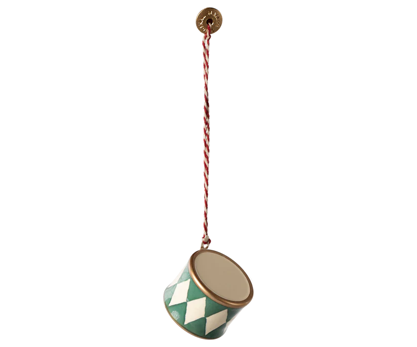 Metalophæng, Tromme, Lille - Mørk grøn