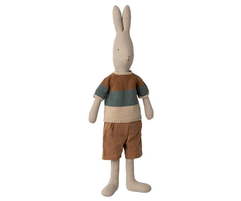 Hare, størrelse 4, Klassisk - Strik bluse og shorts