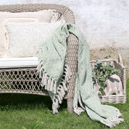Aix Plaid af overskudsgarn