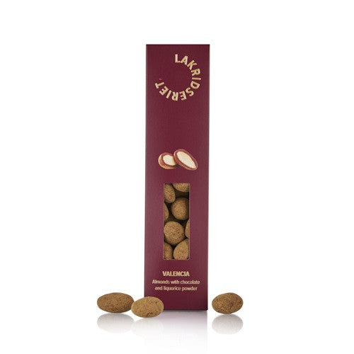 Valencia, mandler m/chokolade lakrids med citrus, Lakridseriet