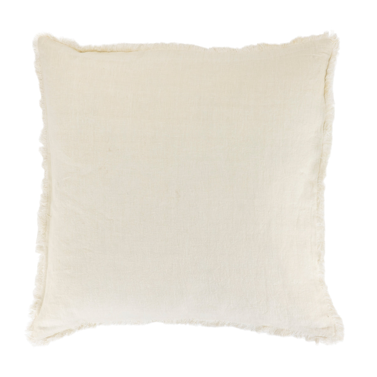 Pude m/fyld 60x60cm hør/bomuld , Natural