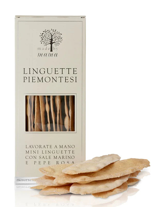 Linguette med havsalt og rosa peber