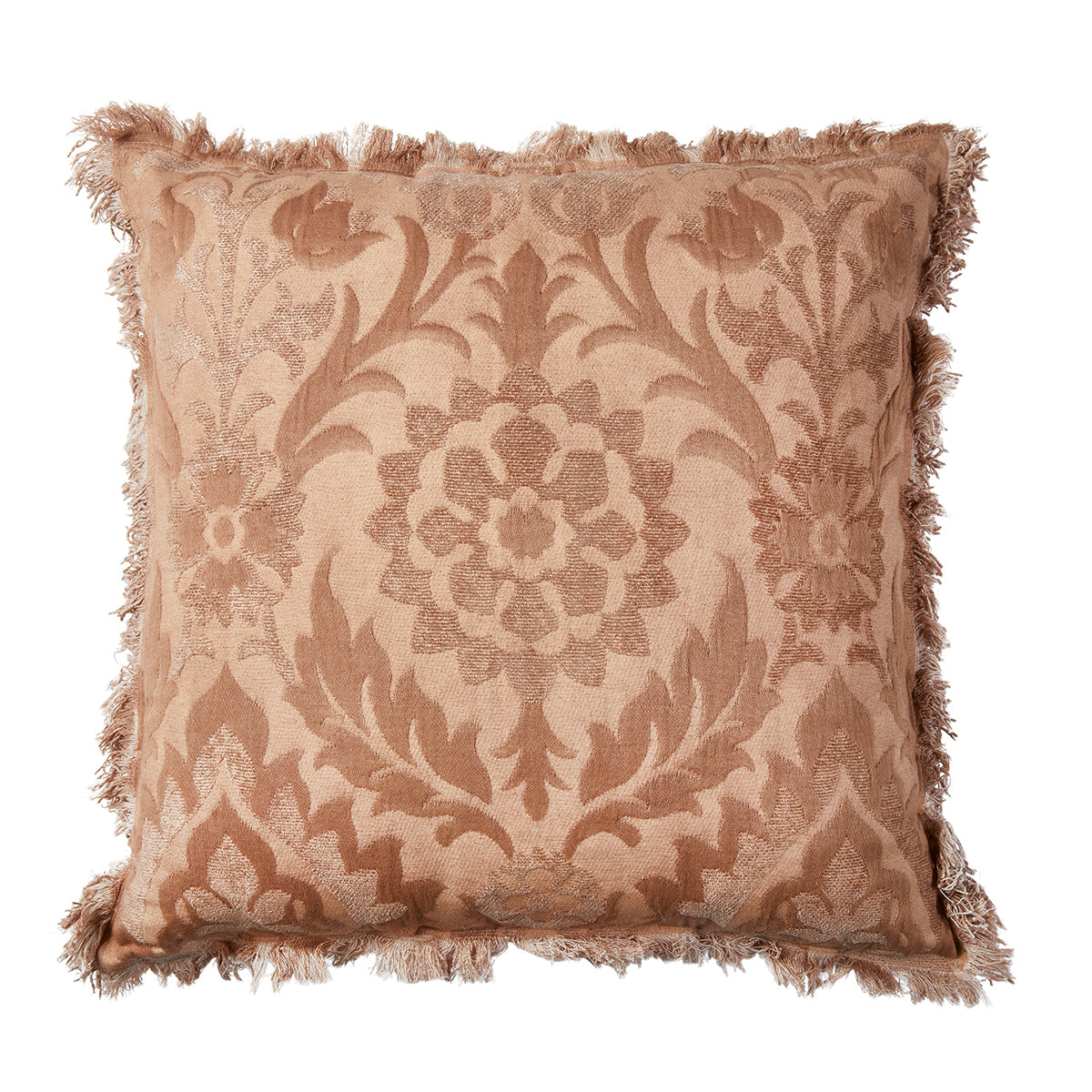 Pude m/fyld 50x50cm bomuld/viskose , Old rose