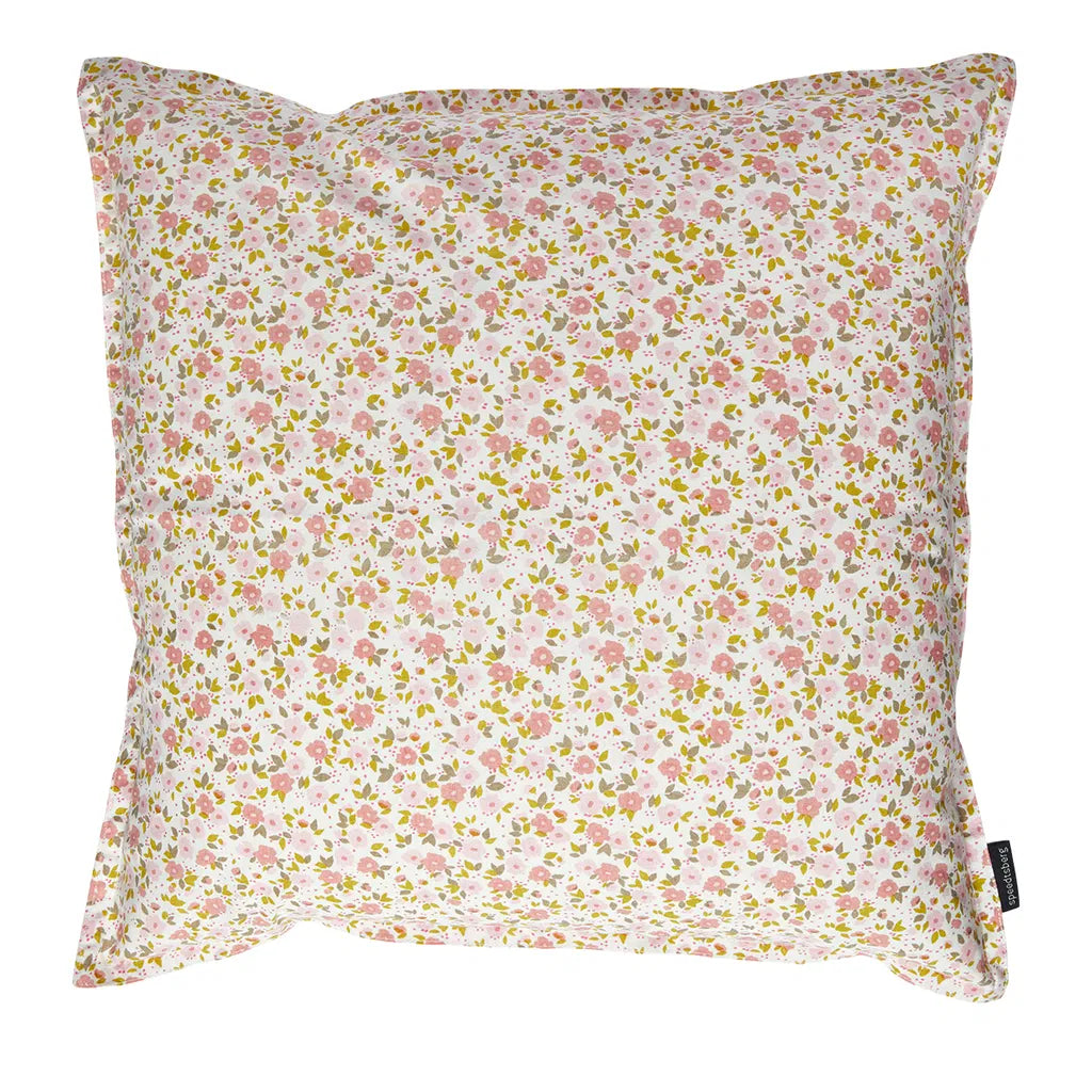 Pude m/fyld blomstret