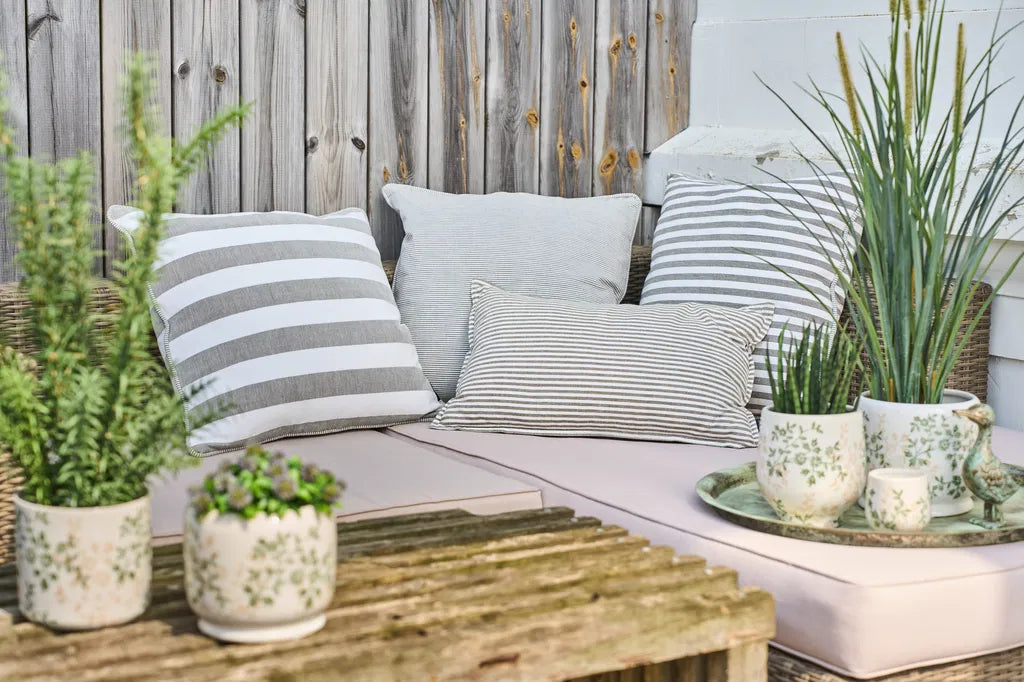 Pude m/fyld 50x50cm bomuld