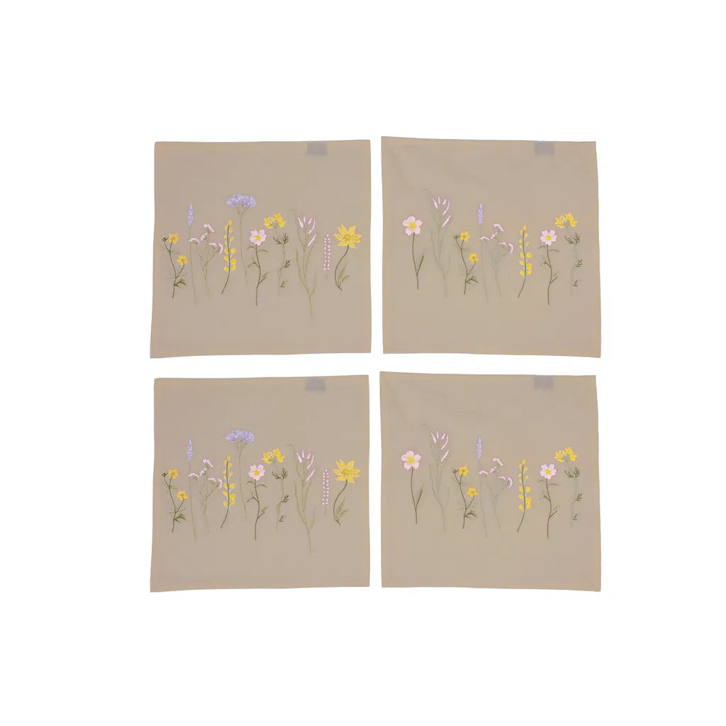 Mundserviet m/broderi