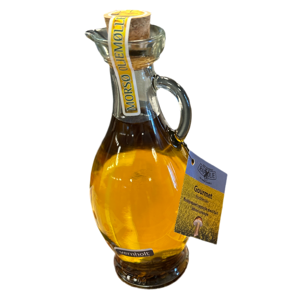 Morsø Oliemølle- Koldpresset rapsolie med Karl Johan 250ml