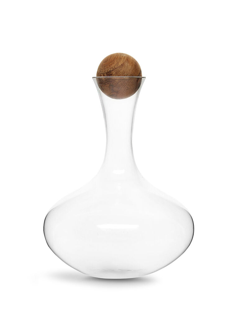 Sagaform- Nature wine carafe with oak stopper