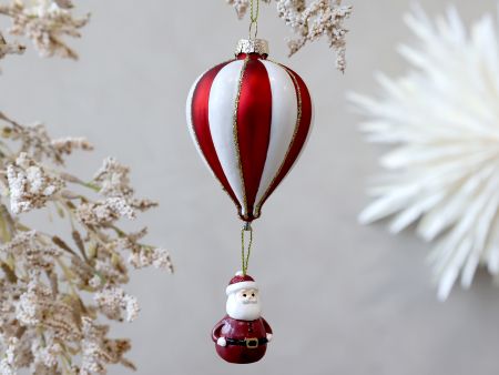 Luftballon m. julemand til ophæng