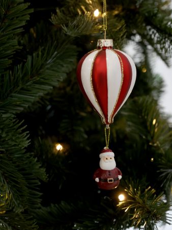 Luftballon m. julemand til ophæng