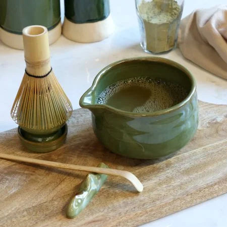 Matcha-sæt m. 6 dele