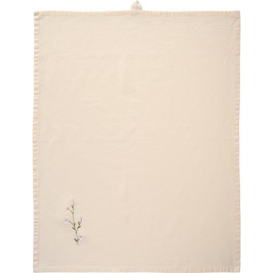 Viskestykke Flora m/hvide margueritter butter cream