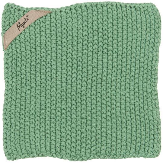 Grydelap Mynte Wasabi strikket
