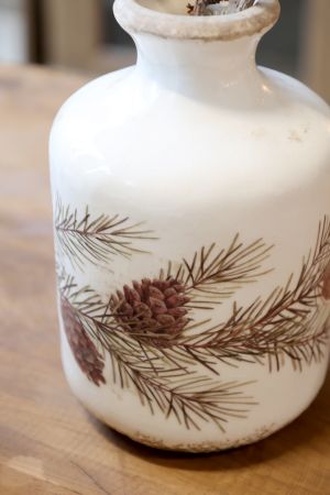 Flaske m. granrankemotiv