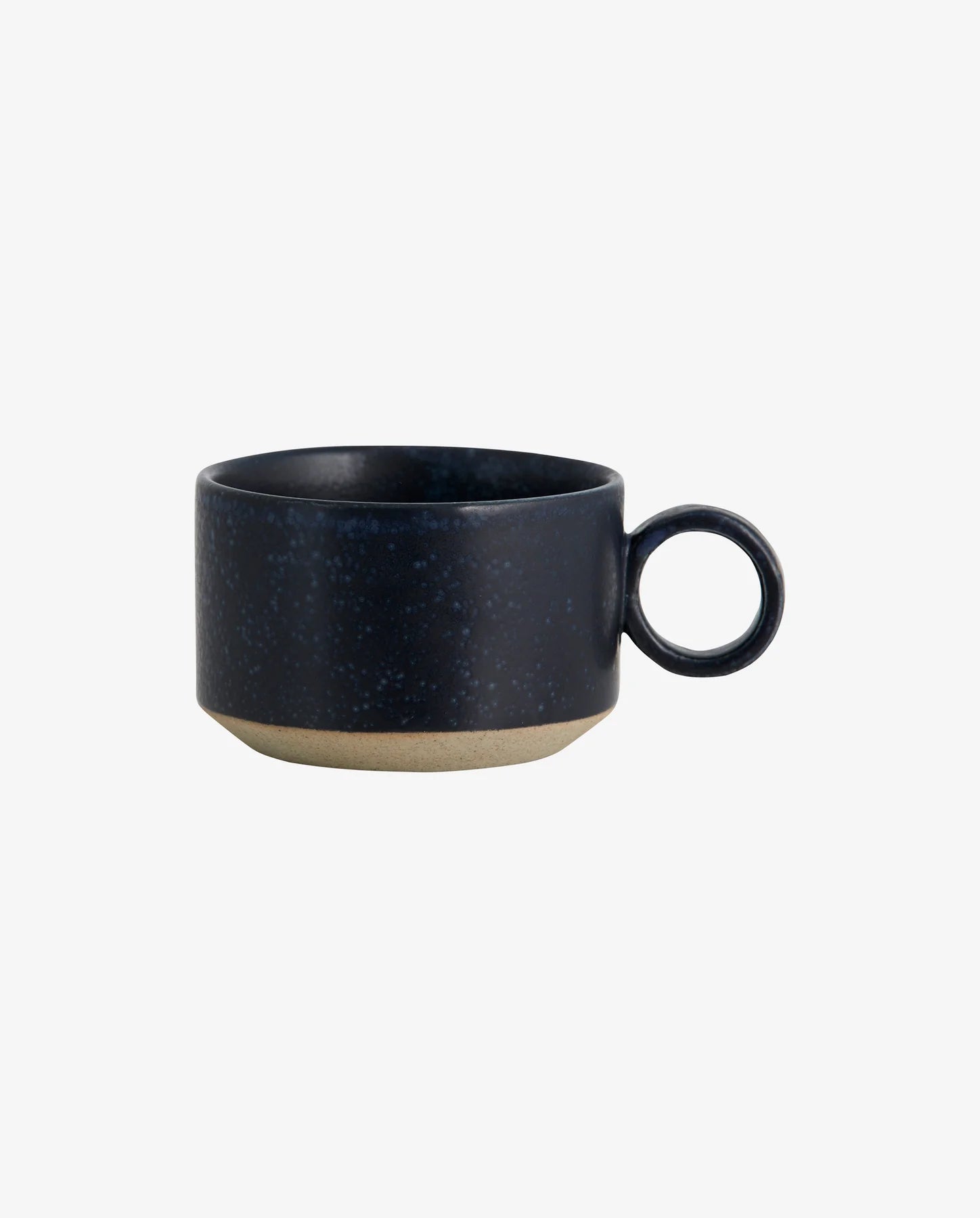 GRAINY tekop i keramik m/hank - h5,5 cm - mørke