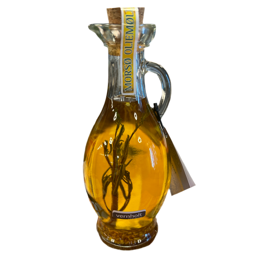 Morsø Oliemølle - Koldpresset rapsolie med ramsløg 250ml