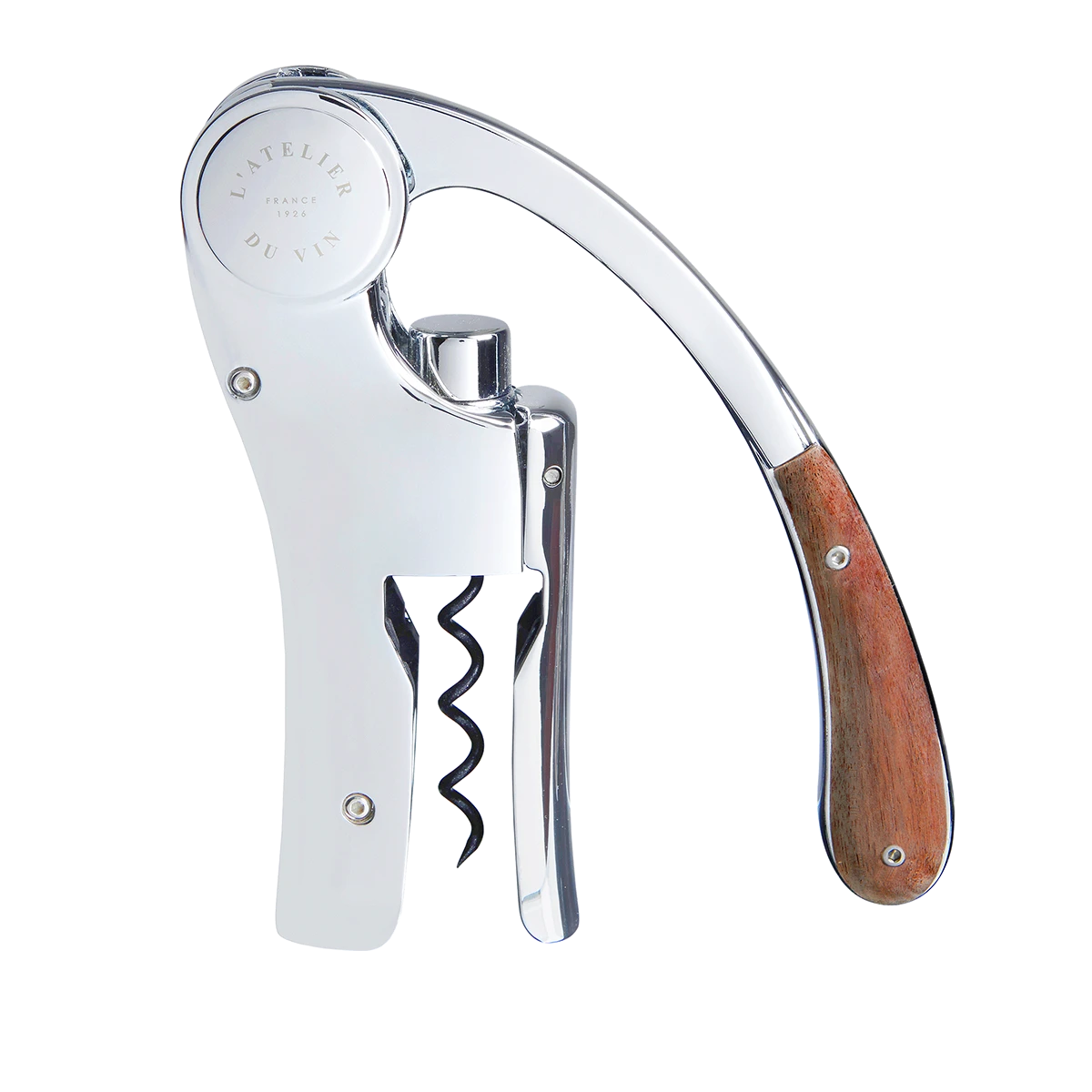Proptrækker "Oeno Motion Wood & Chrome"