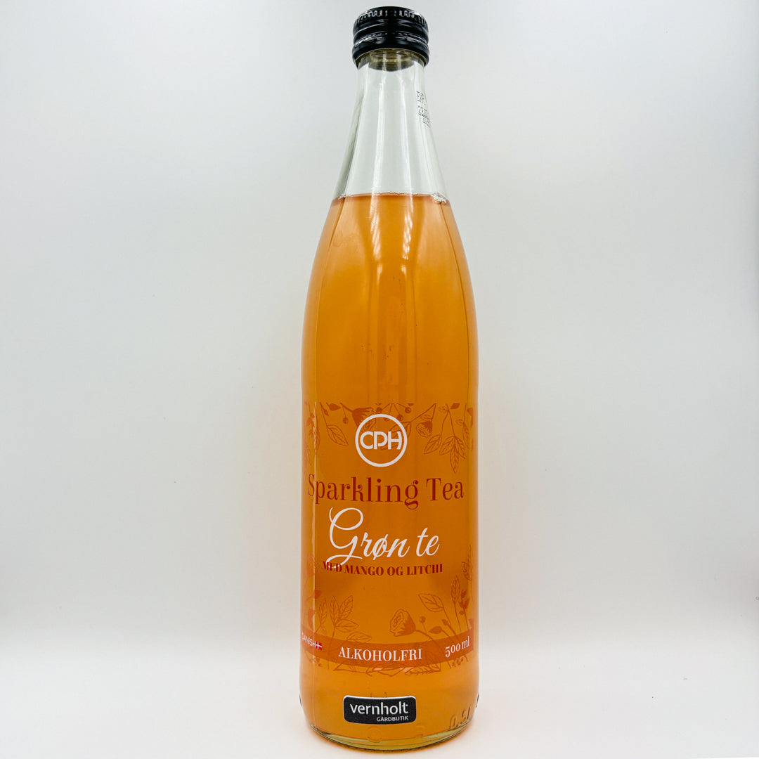 Sparkling Tea - grøn te med mango og litchi