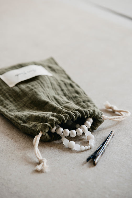 Cotton soap bag | GREEN