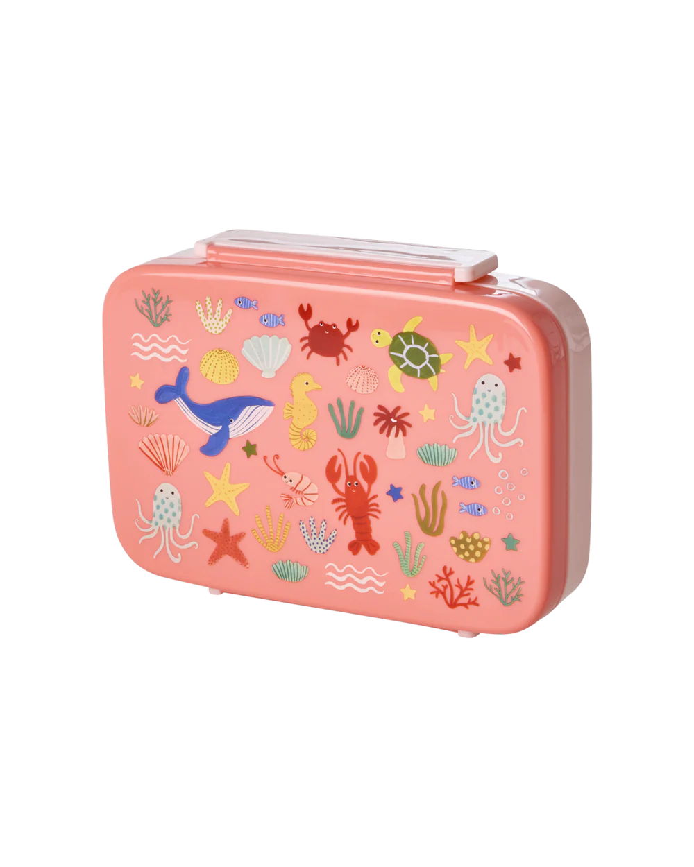 Plastik Madkasse koral Ocean Print