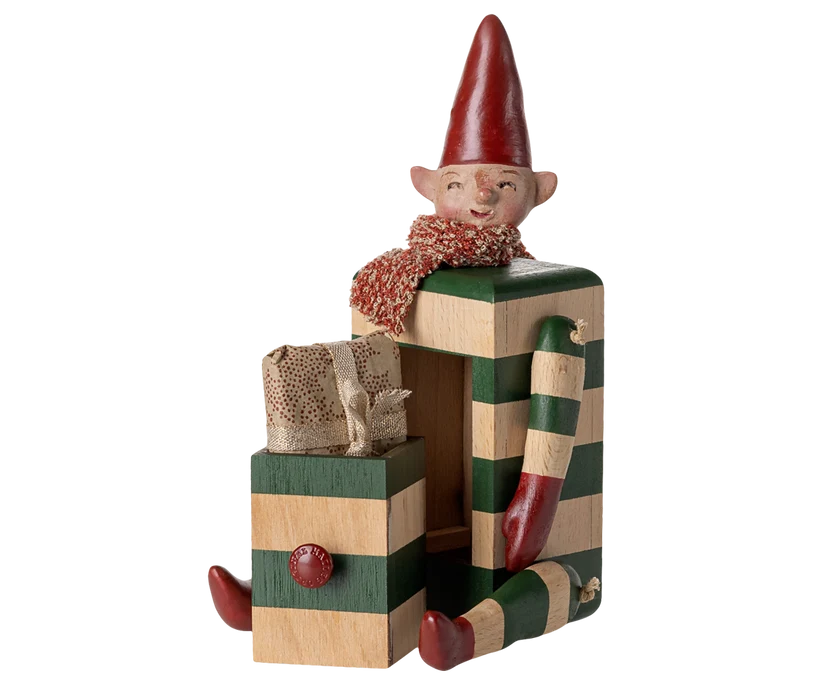 Nisse med skuffe, Grøn
