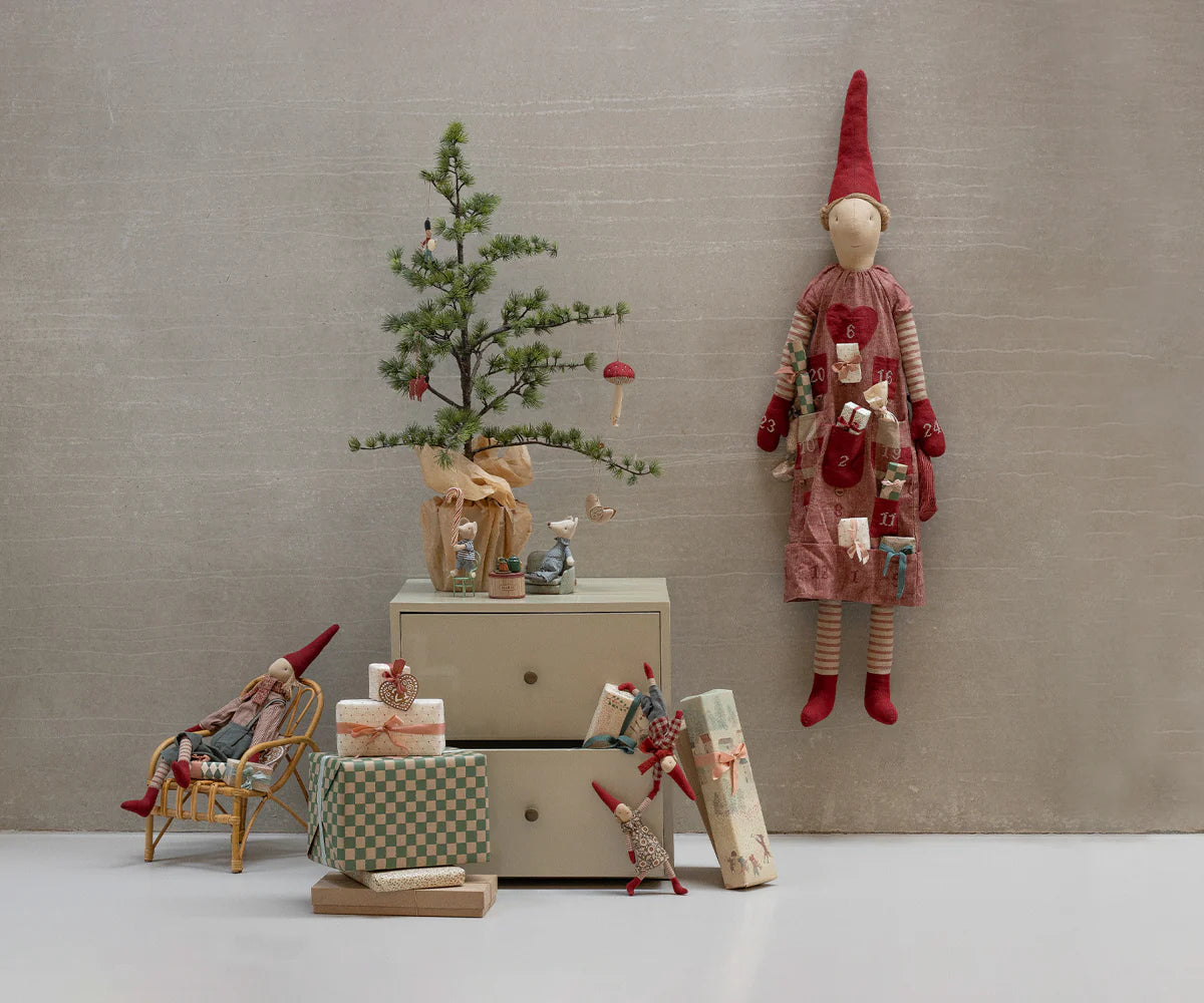 Nisse, str. 1 - Pige - Vinter mint kjole