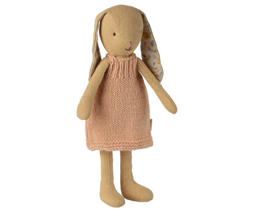 Kanin, Størrelse 1 - Cremegul - Strikket kjole