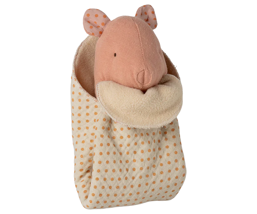 Lullaby friends, Gris, Mini - Lyserød
