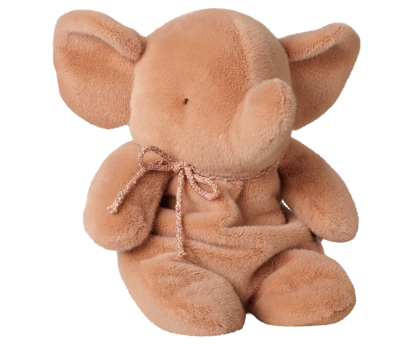 Plyselefant, Medium - Vintage rosa