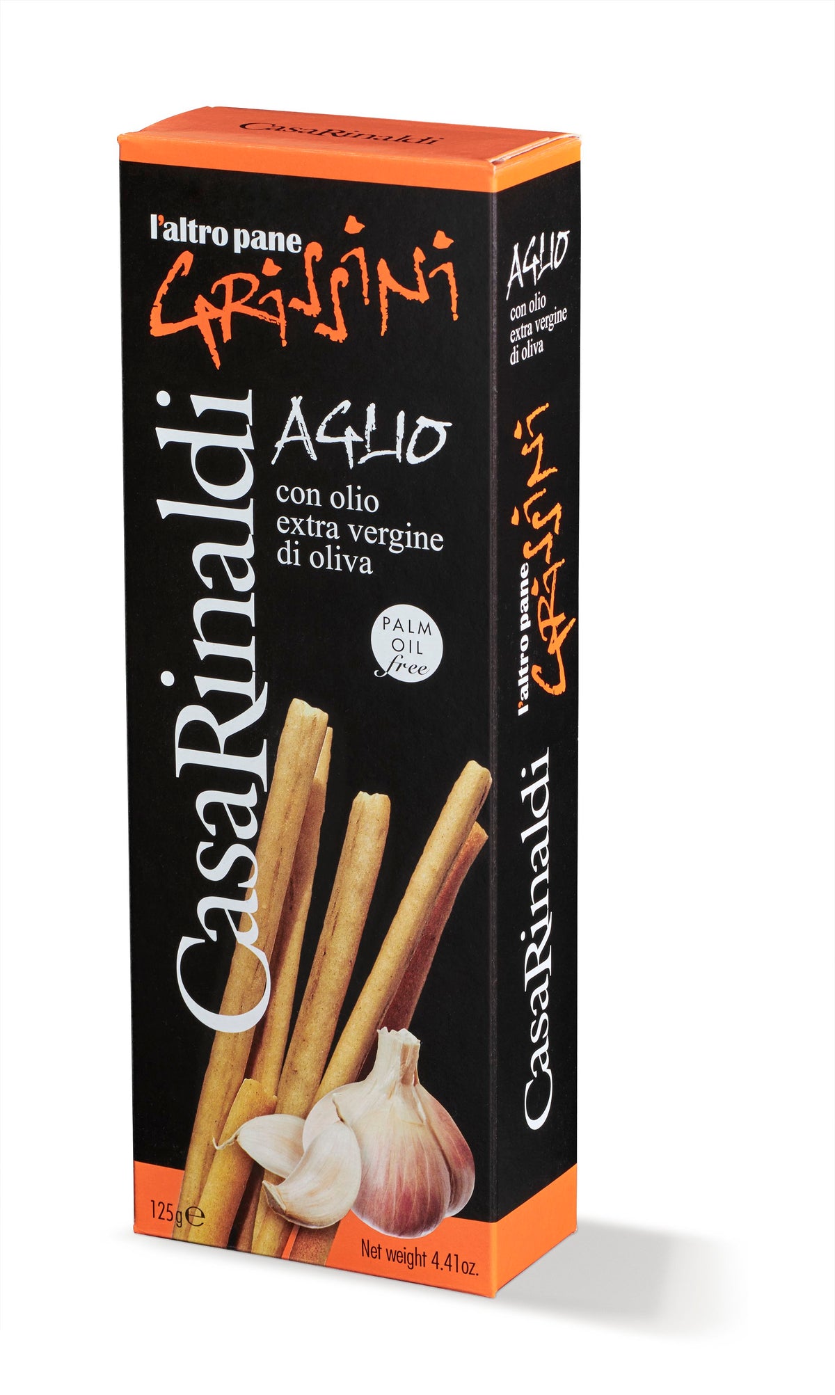 Casa Rinaldi Grissini med hvidløg 125 g