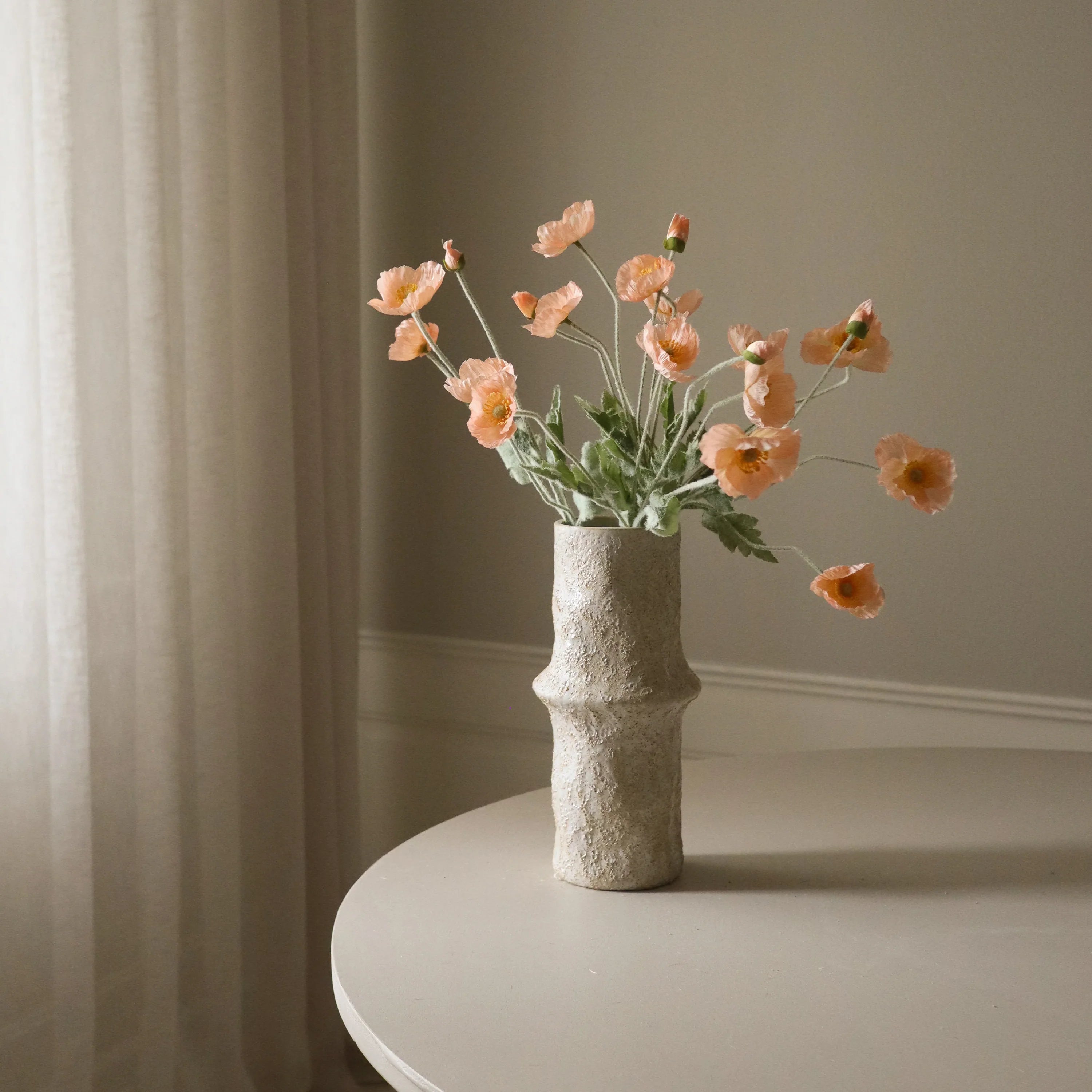 Koral valmueblomst