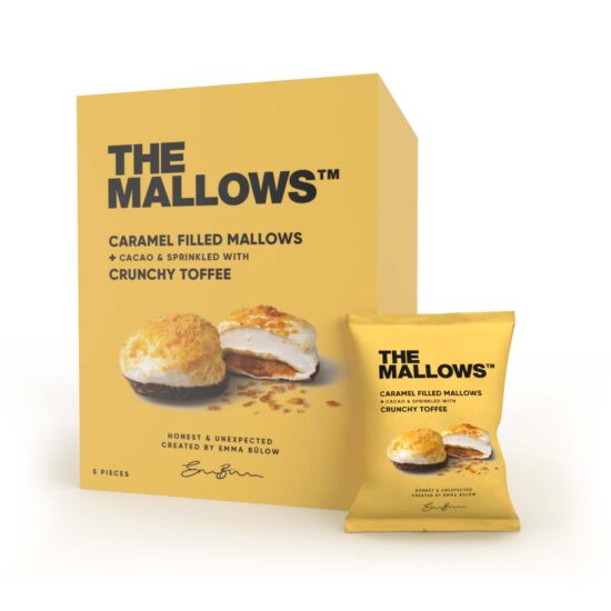 CARAMEL FILLED MALLOWS m. crunchy toffee, box