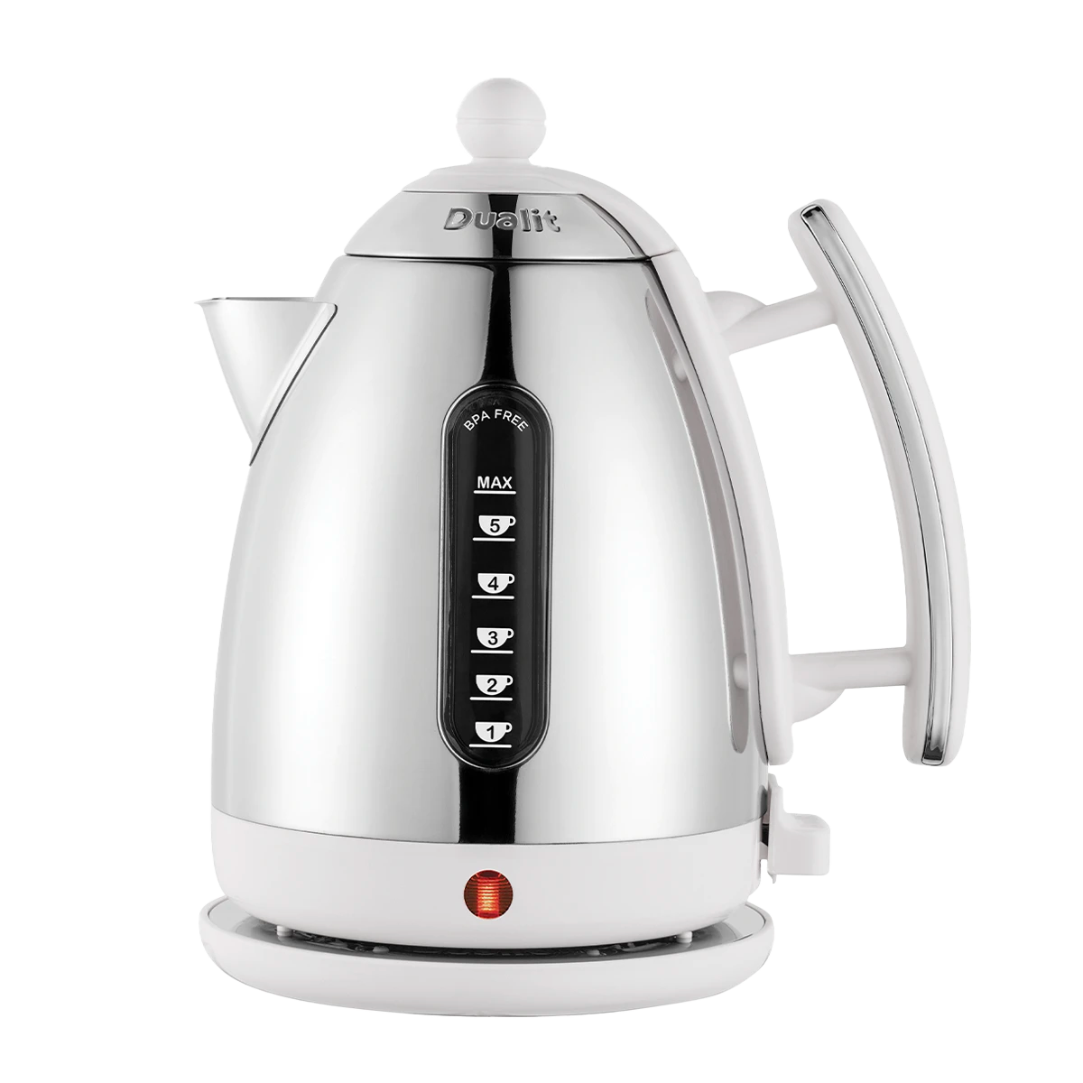 Elkedel liter 1,5L hvid/rustfri
