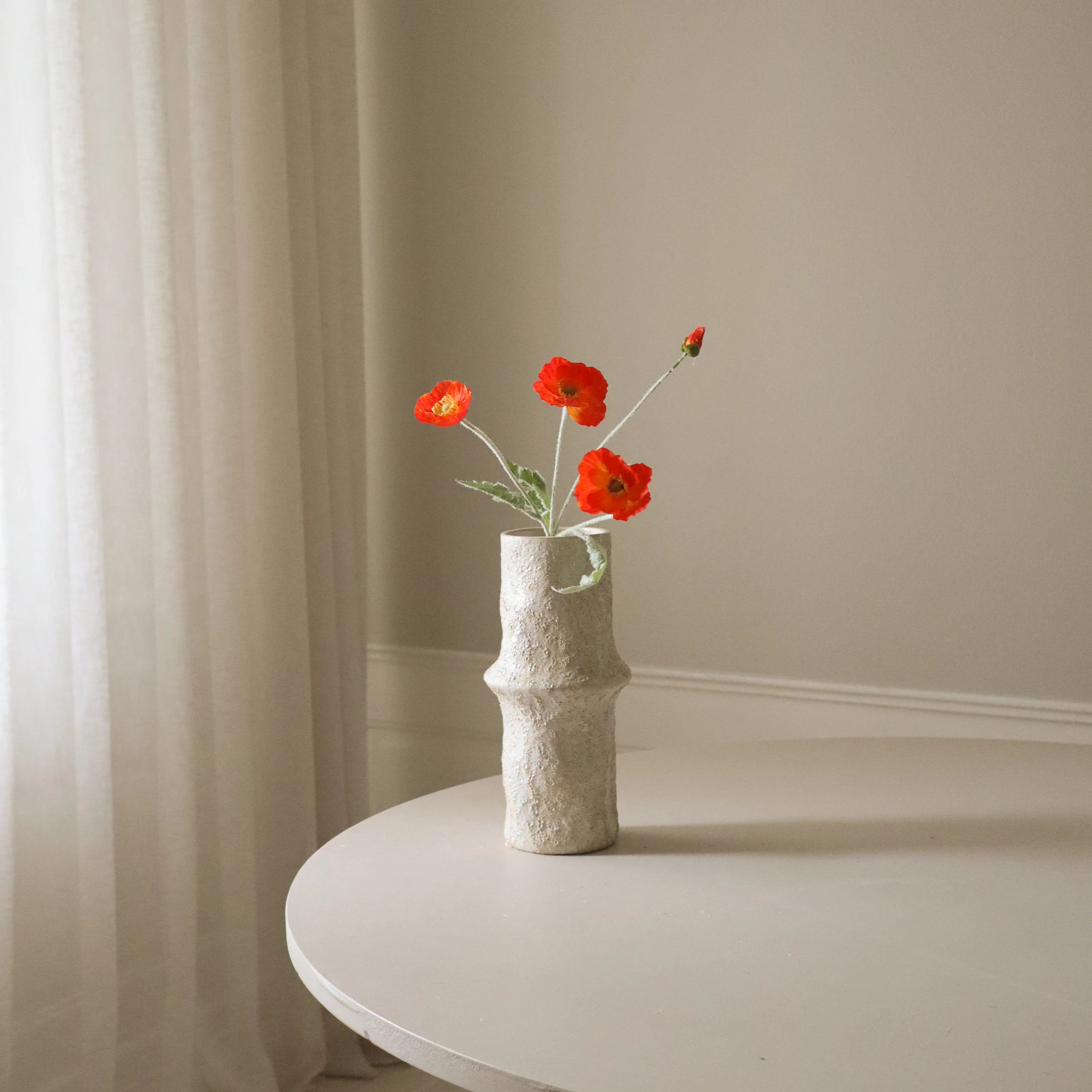 Mørk orange valmueblomst