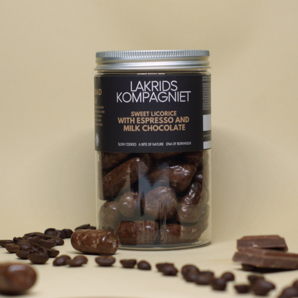 Sød Lakrids Med Espresso Mælke Chokolade - 260g