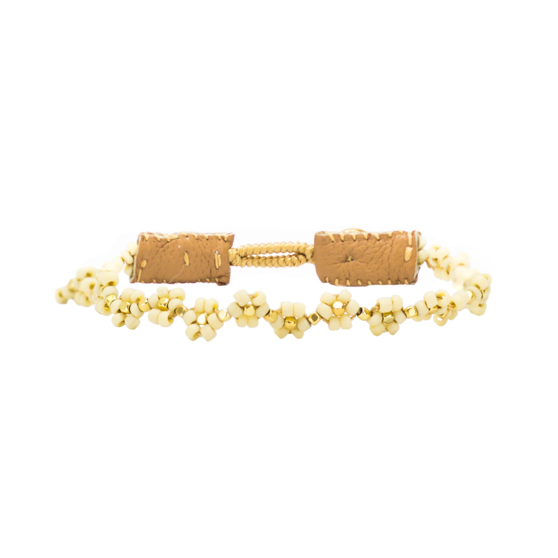 Armbånd Cap Flower - Antique Beige