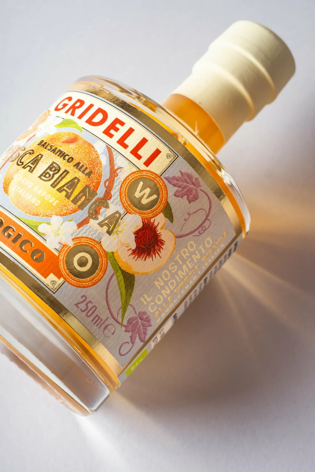 Hvid Balsamico Med Hvid Fersken, Aceto Balsamico Al Pesca Bianca