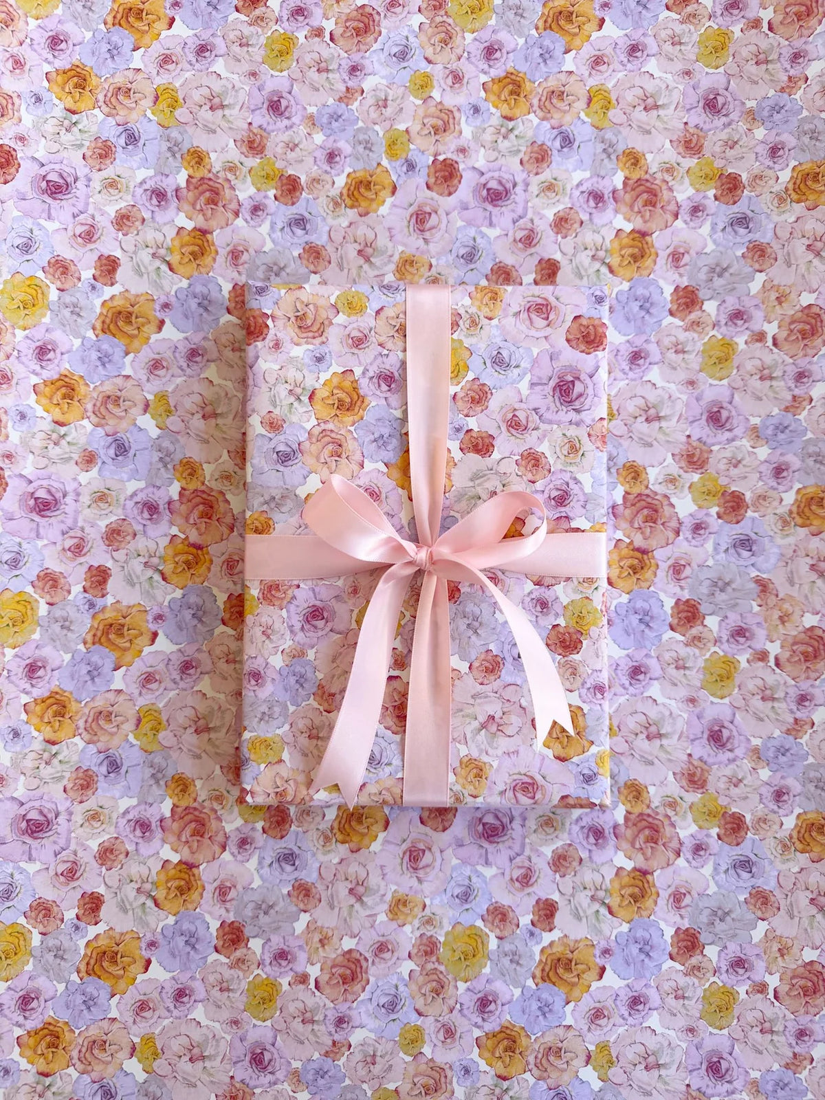 Gavepapir, 5 m, Rose Field