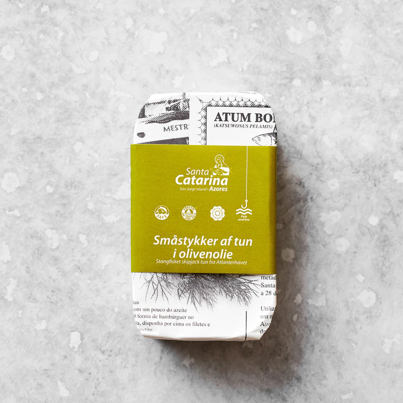 Tun i økologisk olivenolie 120G
