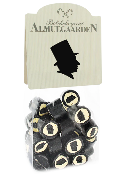 H. C. Andersen bolcher med smag af salt-lakrids