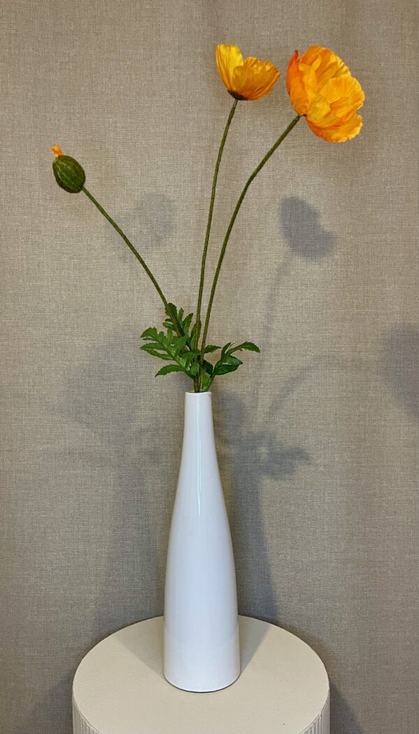 Valmue orange h 95 cm