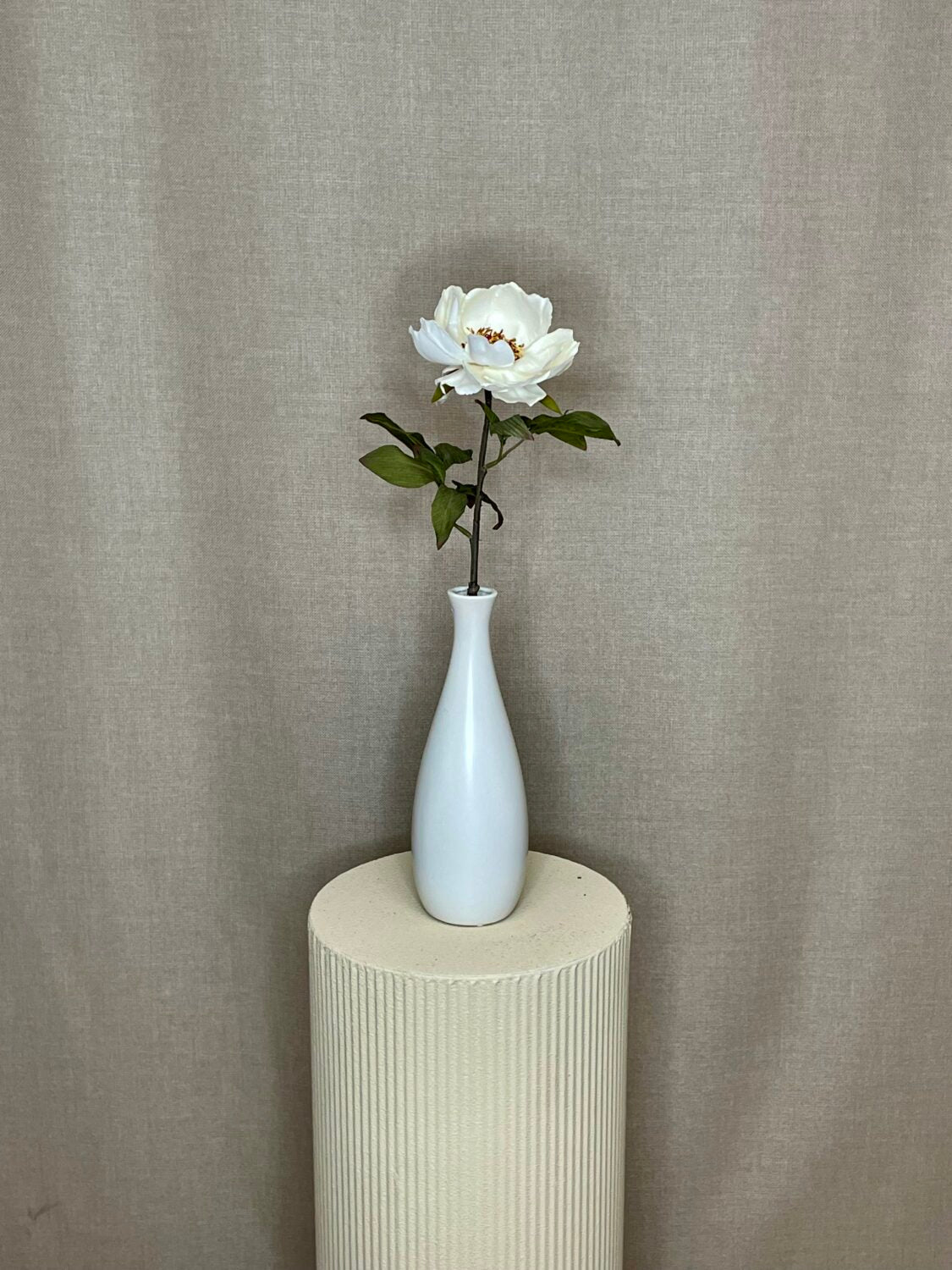 Peony creme h 56 cm