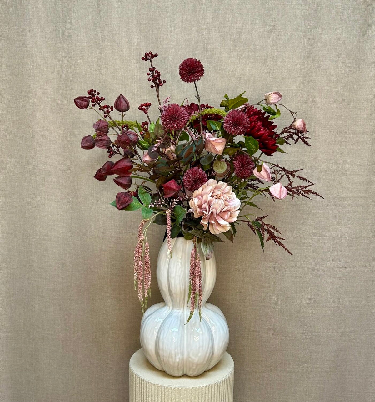 Physalis lys rosa h 94 cm