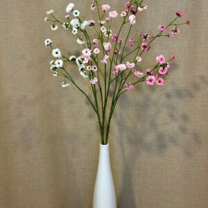 Diamant rose hvid h 93 cm