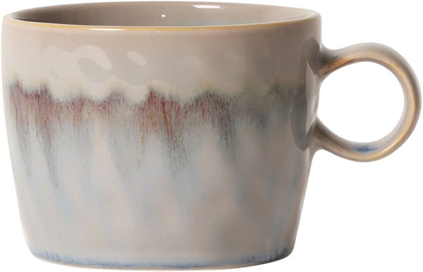 Krus m/hank, grå, 8,5xø11 cm